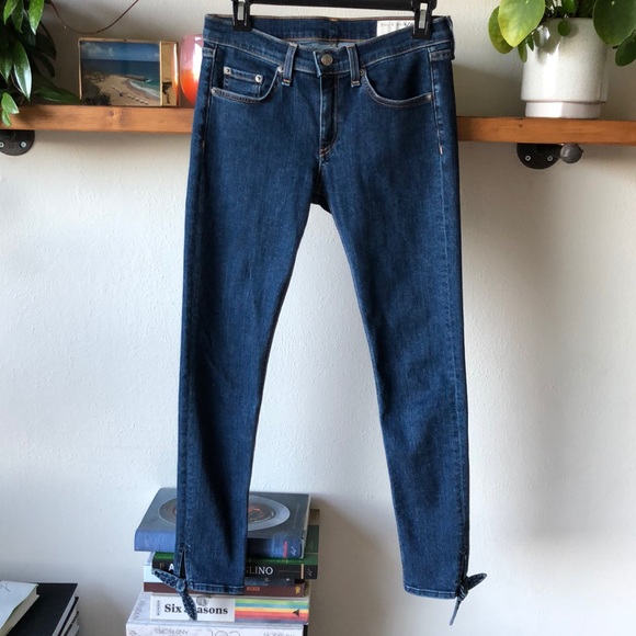 Rag and Bone Skinny Cropped Ankle Jeans 27 - Picture 2 of 8